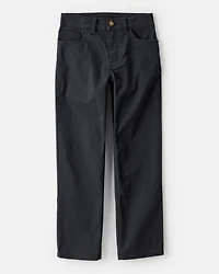 Boys Cotton Chino Pants - Black