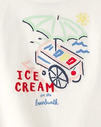 Toddler Girl Ice Cream Top