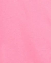 Girls Pink Cotton Tee
