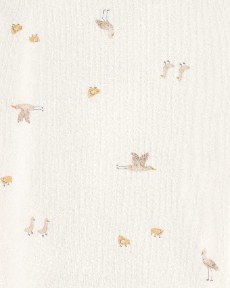 Baby 4-Pack Stork Long Sleeve Bodysuits