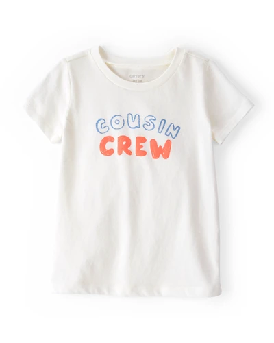 Toddler Girl Cousin Crew Short-Sleeve Graphic Tee -White