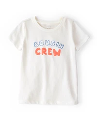 Toddler Girl Cousin Crew Short-Sleeve Graphic Tee -White