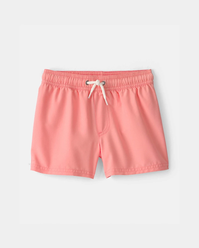 Toddler Boy Core Swim Trunk- Orange