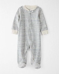 Baby Organic Cotton Sleeper Pyjamas Stripes