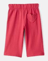 Baby Girl 2-Piece Heart Bodysuit & Pant Set - Red