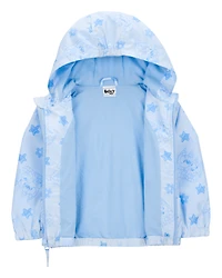 Toddler Bluey Windbreaker Jacket - Blue