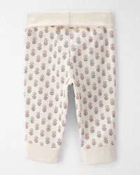 Baby Girl 2-Pack Organic Cotton Grow-With-Me Joggers