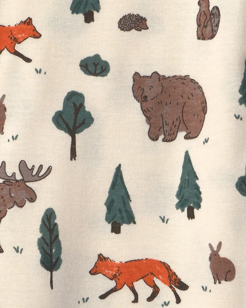 Toddler 2-Piece Organic Cotton Pajamas Woodland Creatures