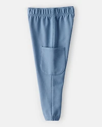 Toddler Boy Striped French Terry Long-Sleeve Tee & Pant Set - Blue