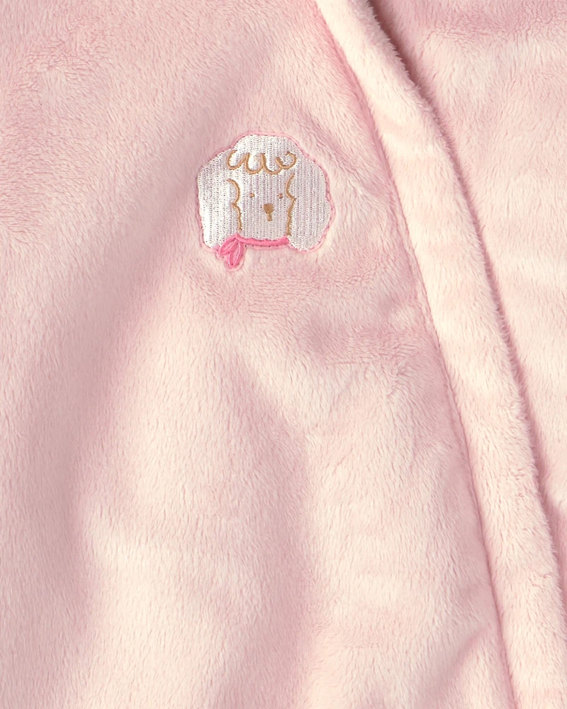 Baby Girl Velboa Prambag- Pink