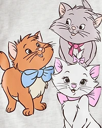 Toddler Girl Disney© The Aristocats Short-Sleeve Graphic Tee - Grey