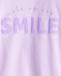 Girls 2-Pack Smiley Face Nightgowns