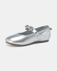 Toddler Girl Dress Shoes - Silver