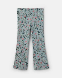 Baby Girl 2-Piece Floral Fleece Long-Sleeve Top & Pant Set - Blue