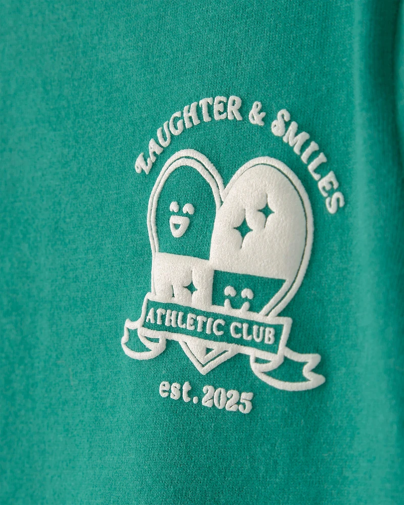 Baby Girl 'Laughter & Smiles' Top - Green