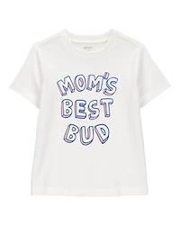 Toddler Boy Mom's Best Bud Graphic Tee