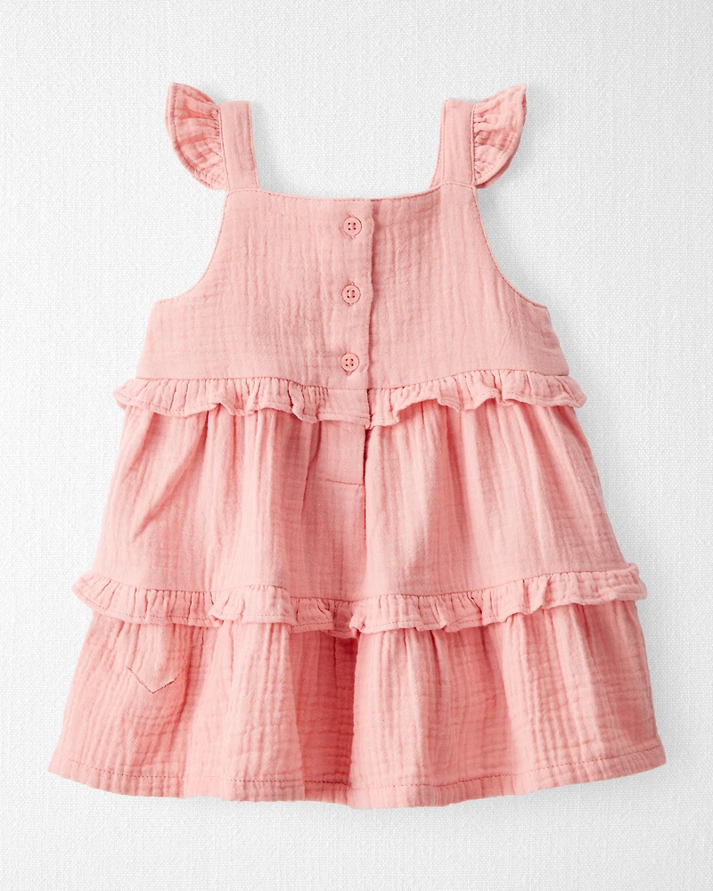 Baby Organic Cotton Gauze Dress