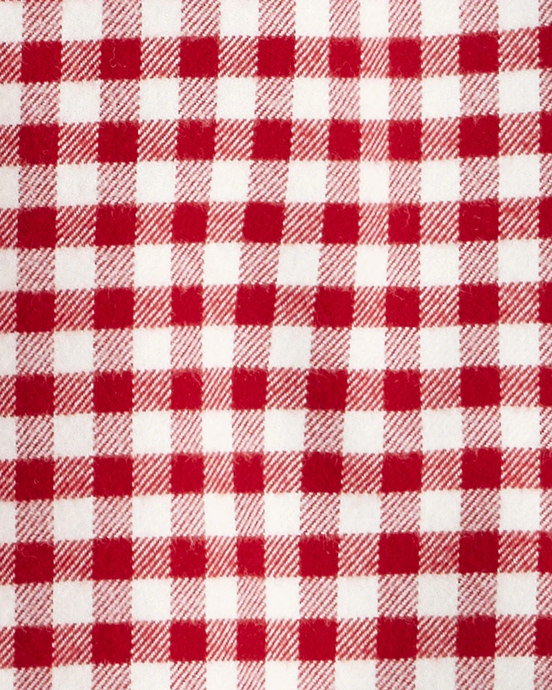 Toddler Boy Organic Cotton Button-Front Flannel Shirt