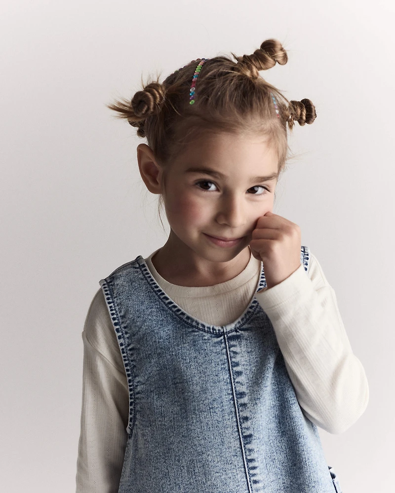 Toddler Girl Pointelle Long-Sleeve Top