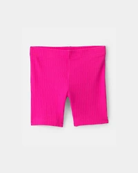 Toddler Girl Bike Shorts - Pink