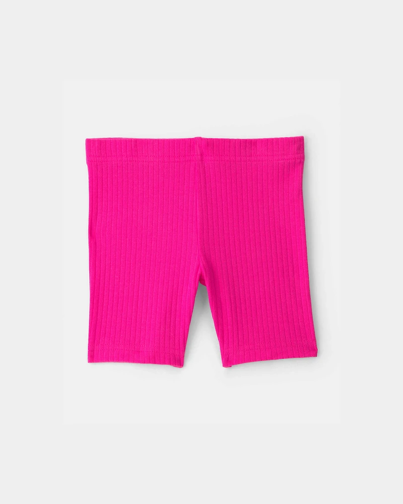 Toddler Girl Bike Shorts - Pink