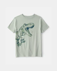 Boys Dinosaur Graphic Tee - Green