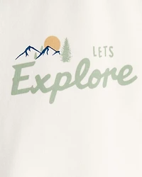 Toddler Organic Cotton Let's Explore Long-Sleeve Tee