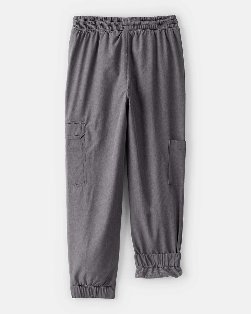 Boys Active Woven Joggers - Grey