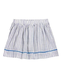 Toddler Striped Pull-On Skort