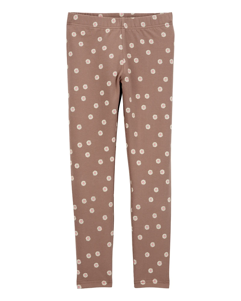 Kid Floral Stretch Leggings