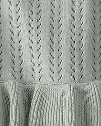 Baby Girl Organic Cotton Bubble Green