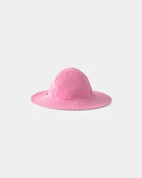 Baby Girl Reversible Swim Hat - Pink/White