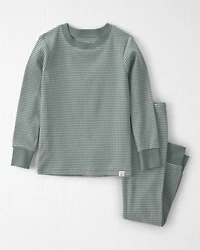 Toddler 2-Piece Organic Cotton Ribbed Pyjamas