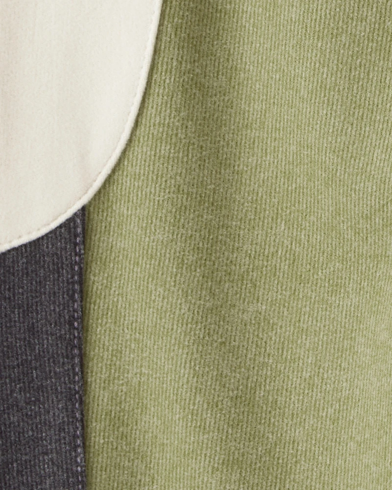 Toddler Boy Colourblock Joggers - Green