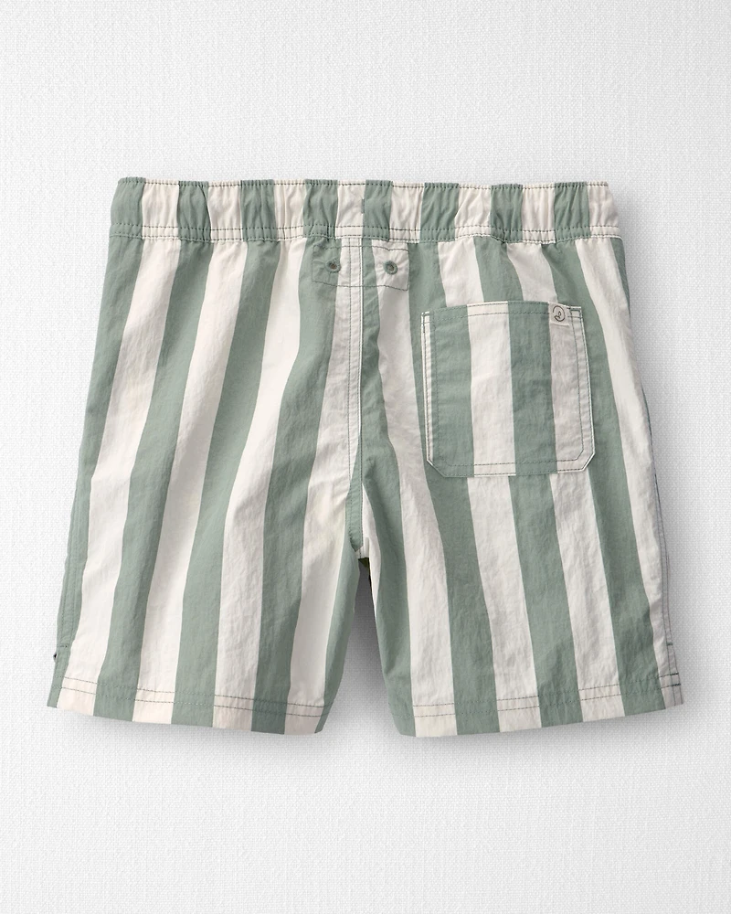 Boys Recycled Swim Trunks Stripes