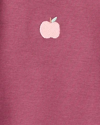 Baby Girl 5-Pack Fruit Print Cotton Multipack Bodysuits - Brown/Green/Pink/Red/White