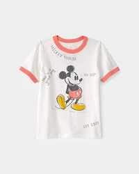 Toddler Disney© Mickey Mouse Graphic Tee - White