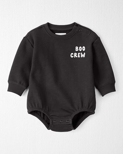 Baby Organic Cotton Boo Crew Bodysuit