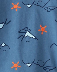 Toddler Boy Mountain Long-Sleeve Graphic Tee - Blue