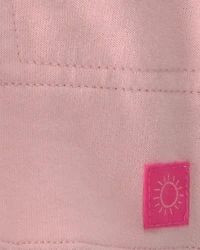 Baby Girl French Terry Skort - Pink