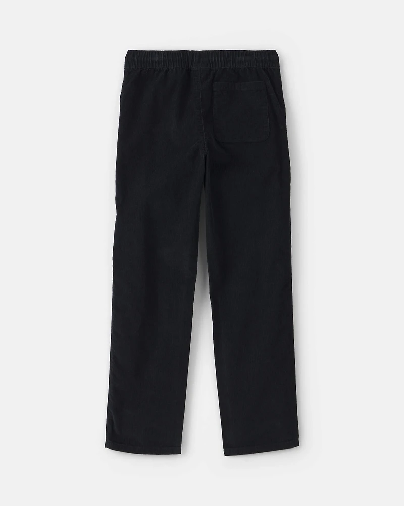 Boys Corduroy Pants - Black