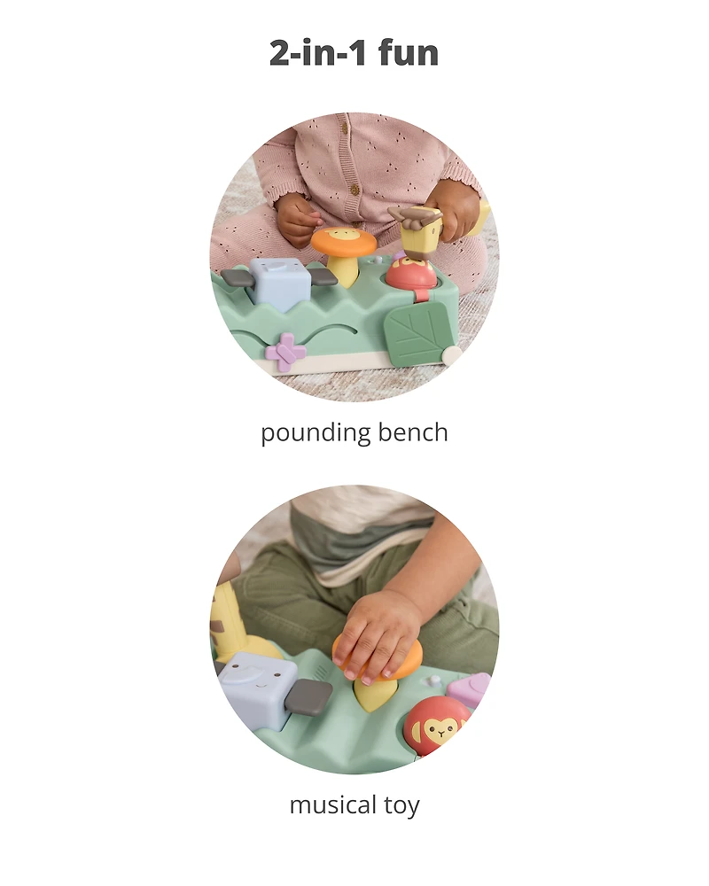 Geometric Wonders Musical Pounding Bench Baby Toy