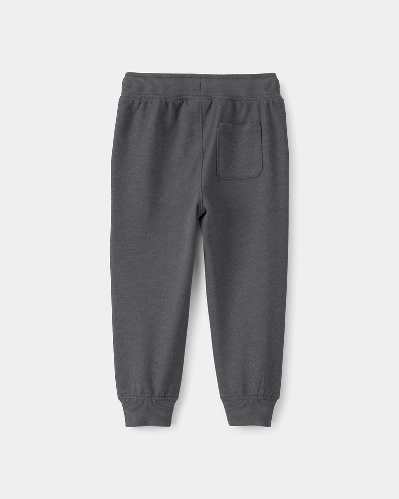Toddler Boy French Terry Joggers - Grey
