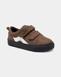 Toddler Boy Casual Sneakers - Brown/Black