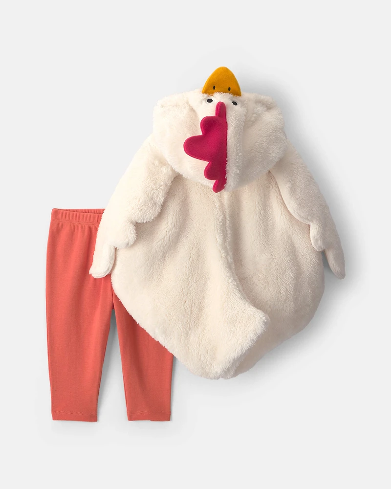 Baby 2-Piece Chicken Halloween Long-Sleeve Costume - Cream