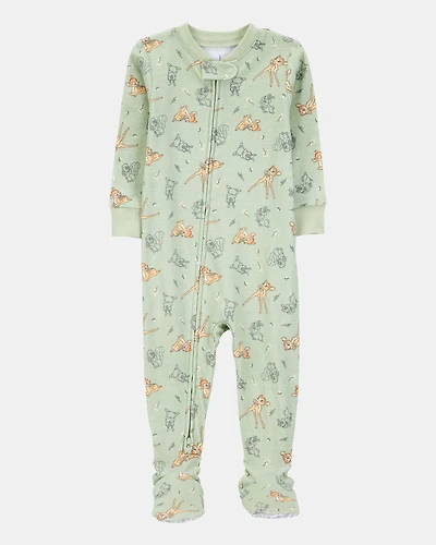 Baby Bambi Snug Fit Cotton Footie 1-Piece Pyjamas