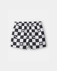 Toddler Boy ©Disney/Pixar Cars Swim Trunks - Black/White