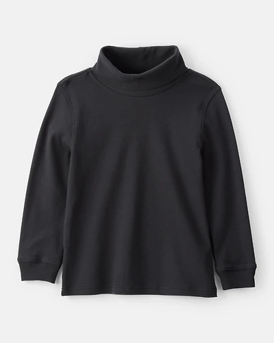 Boys Long-Sleeve Turtleneck - Black
