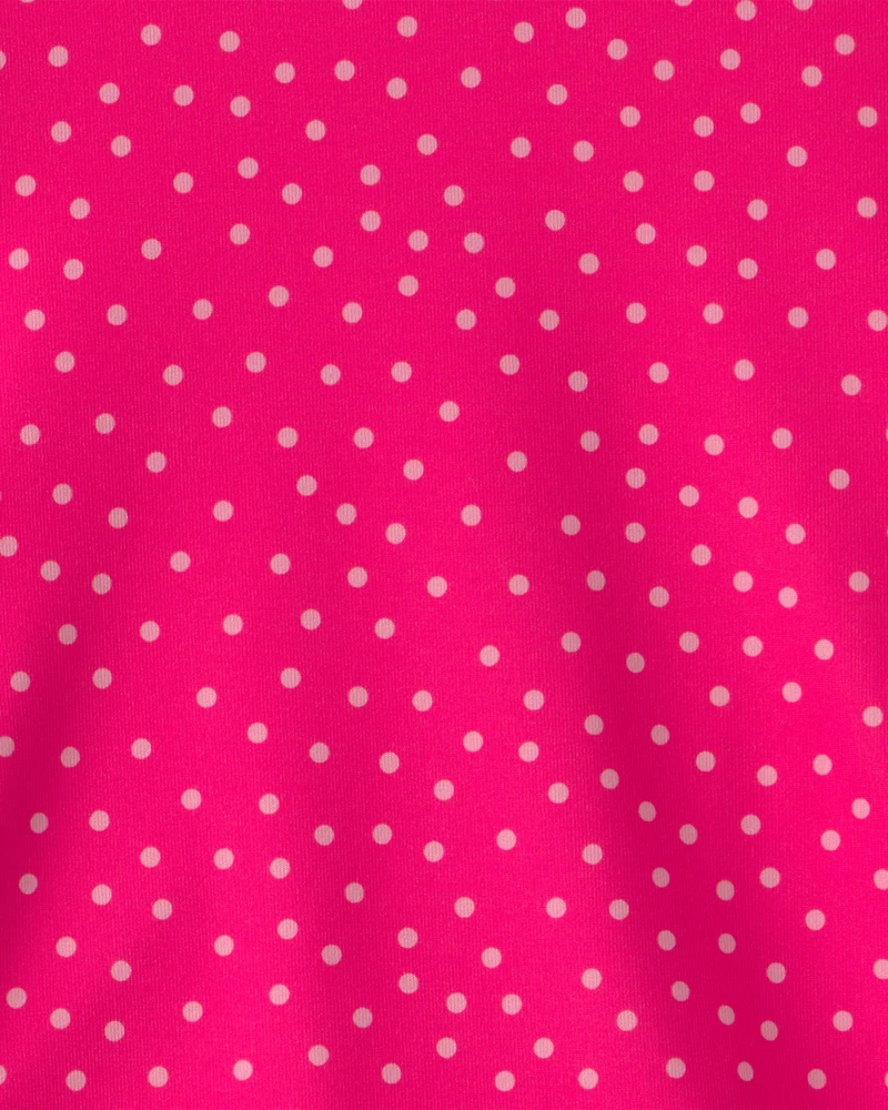 Girls Polka Dot Active Tank Top - Pink