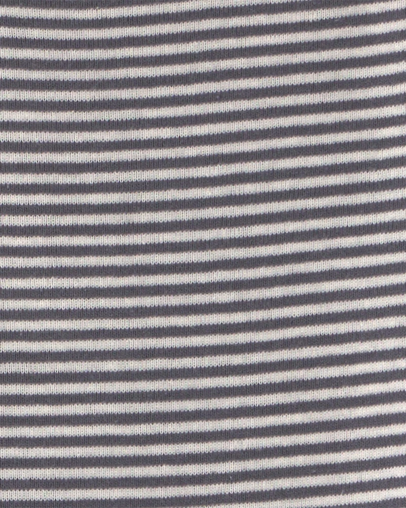 Baby Boy 3-Piece Quilted French Terry Layering Set - Grey